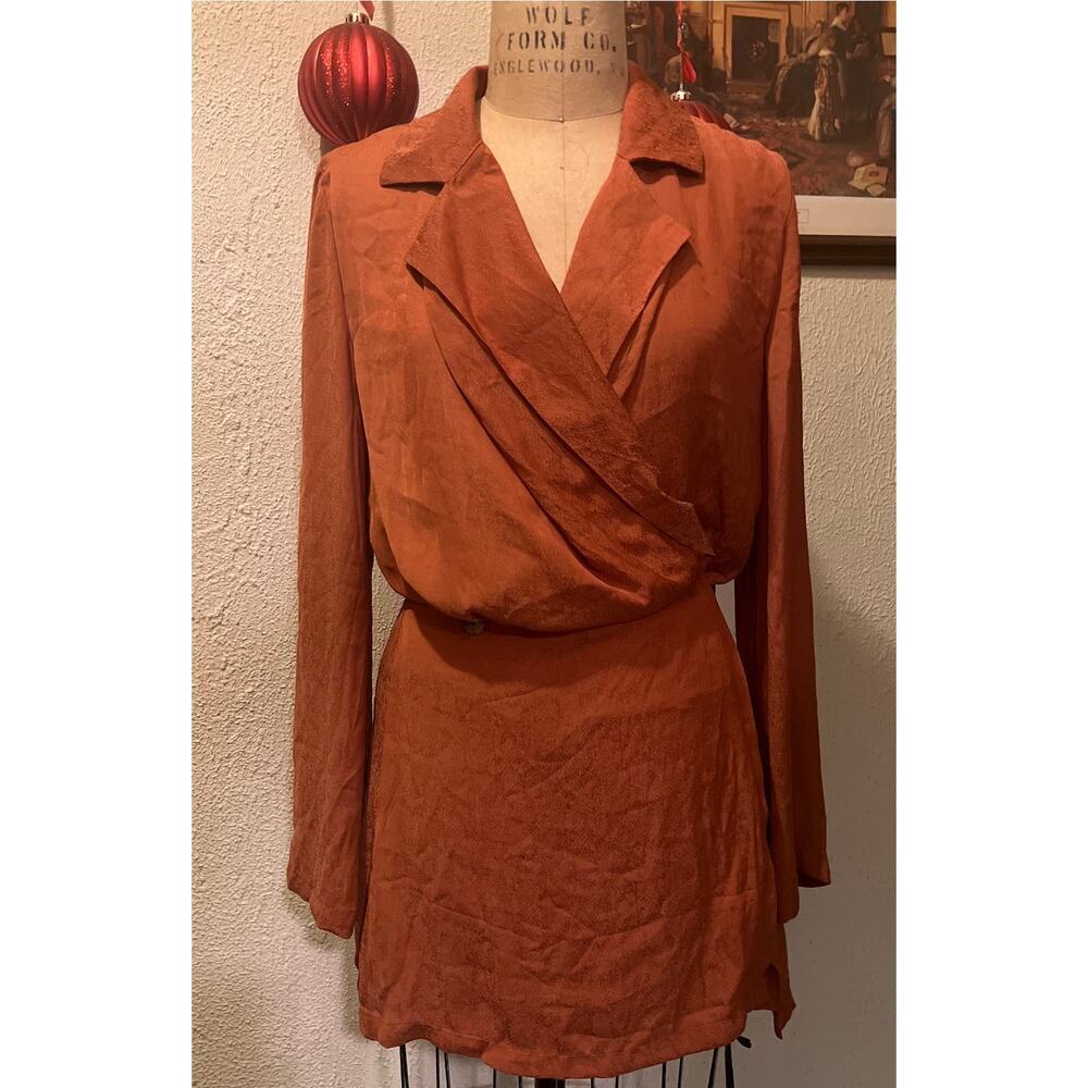 Free People Simone Wrap Dress NWT Size S - Picture 3 of 13
